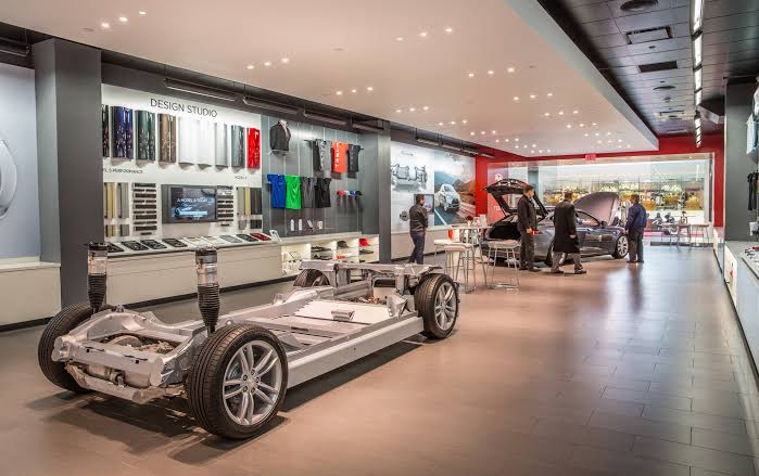 Tesla design studio store